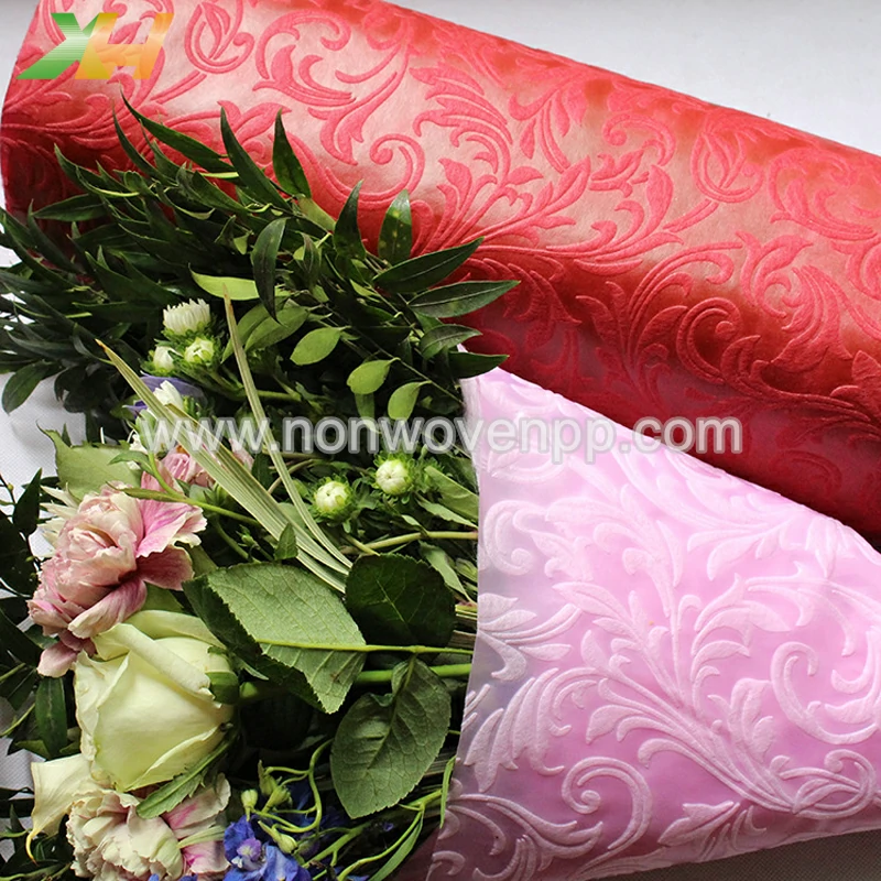 flower packing non woven fabric paper